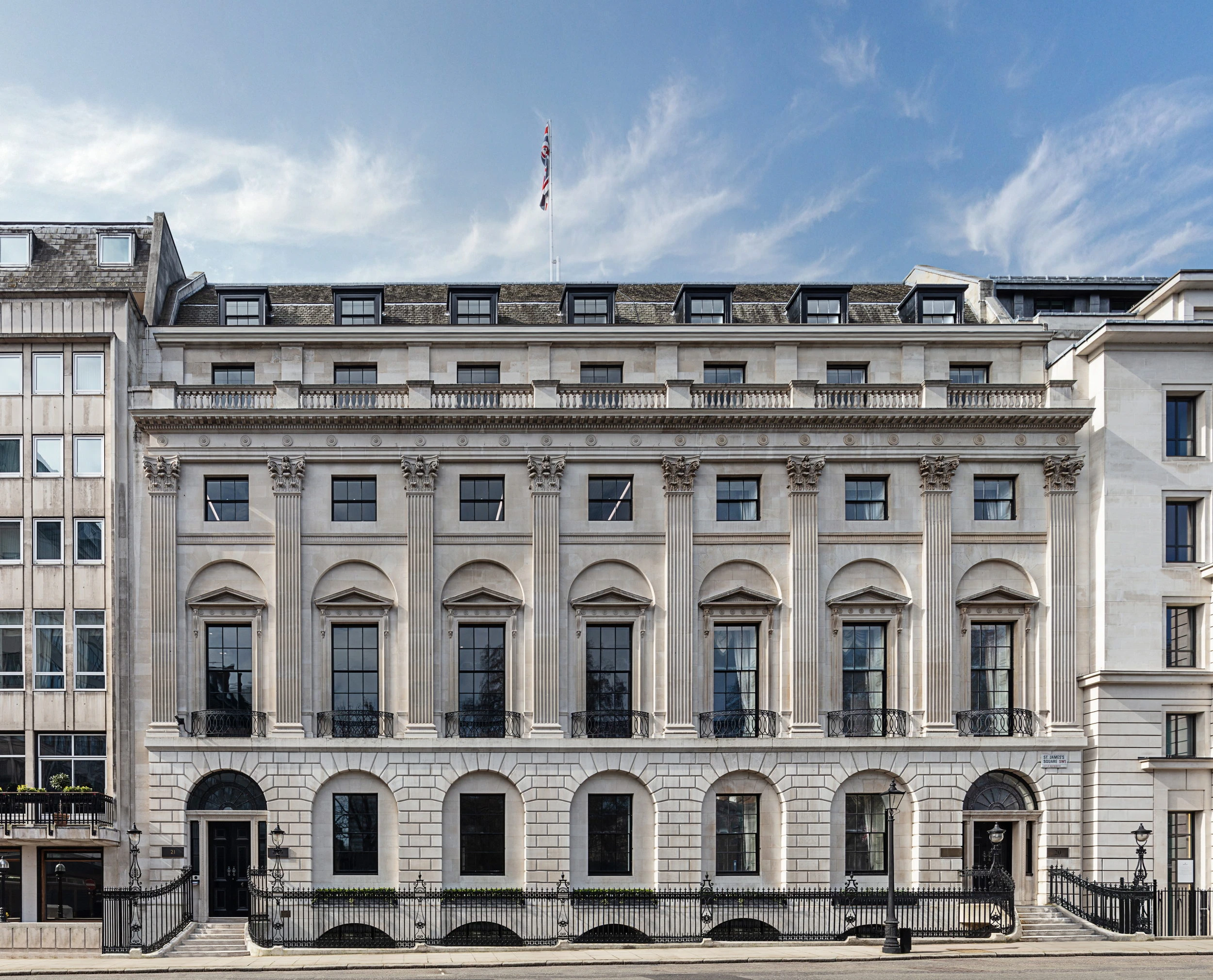 20 St James's Square — architectural visualisation by Construct Media