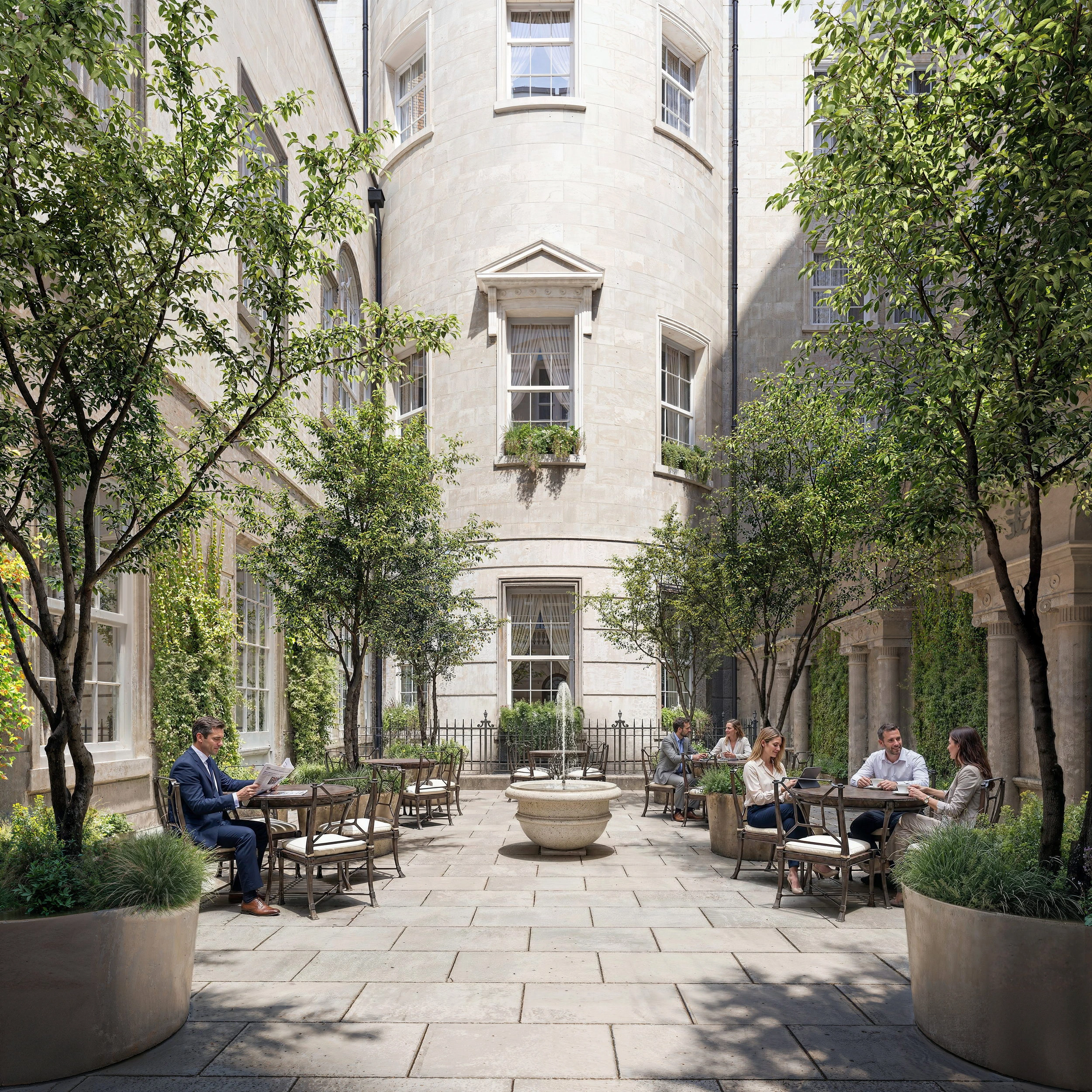 20 St James's Square — architectural visualisation by Construct Media