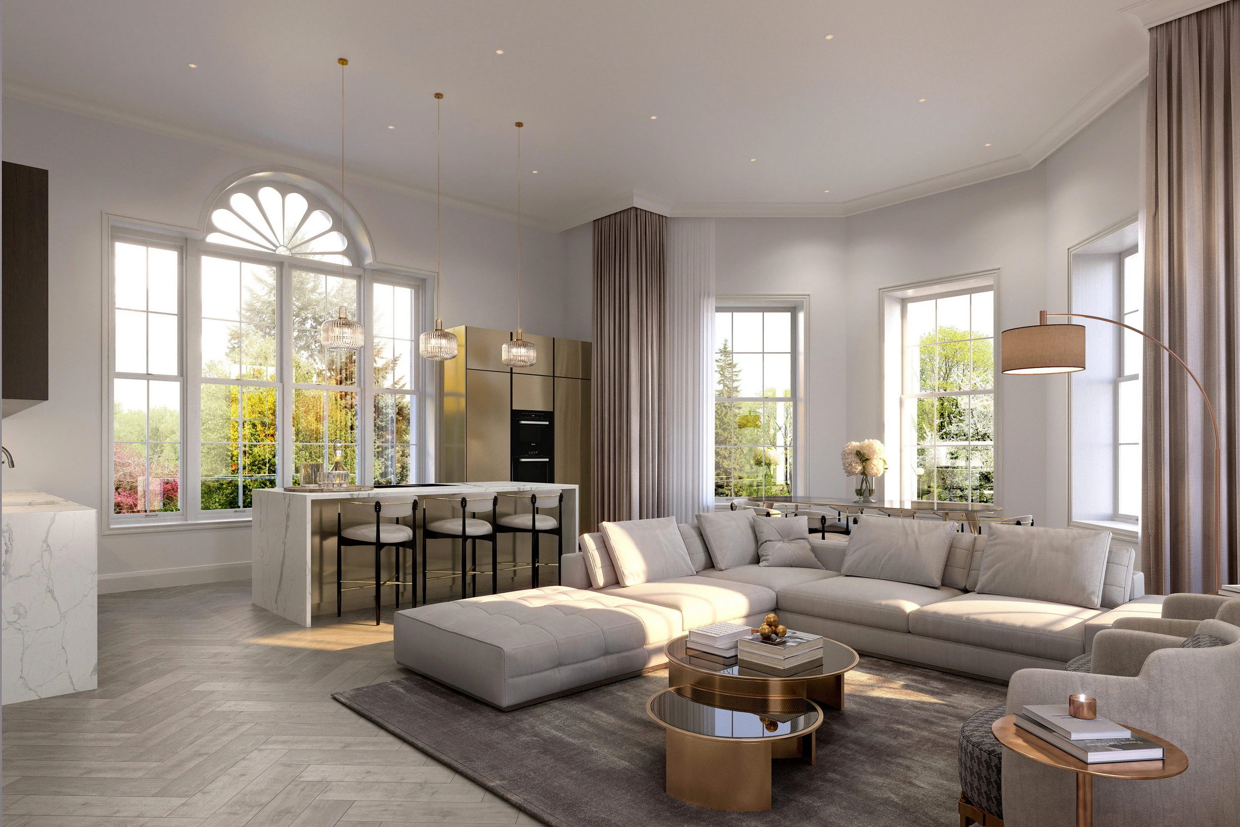 The Woodcote — architectural visualisation by Construct Media
