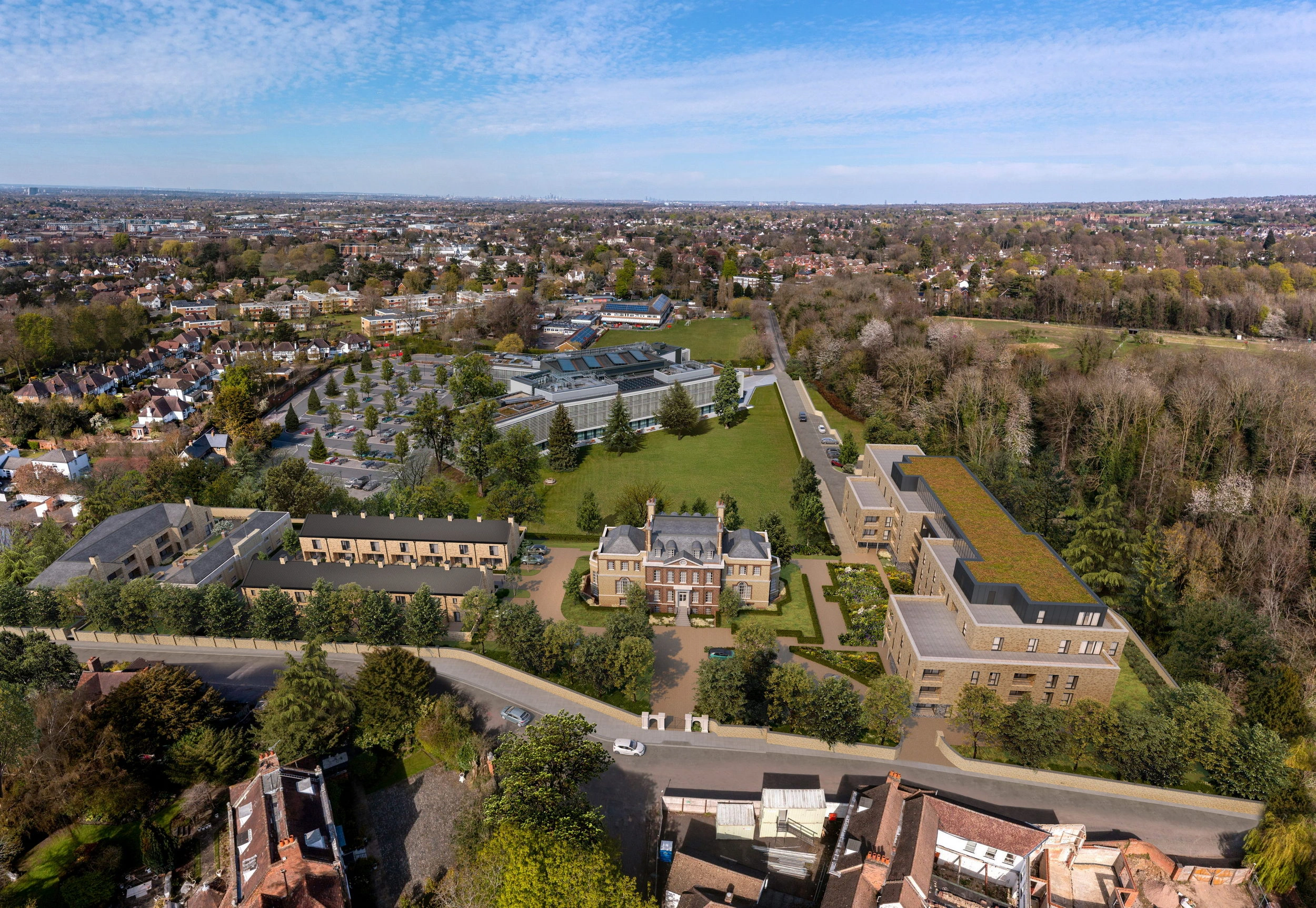 The Woodcote — architectural visualisation by Construct Media