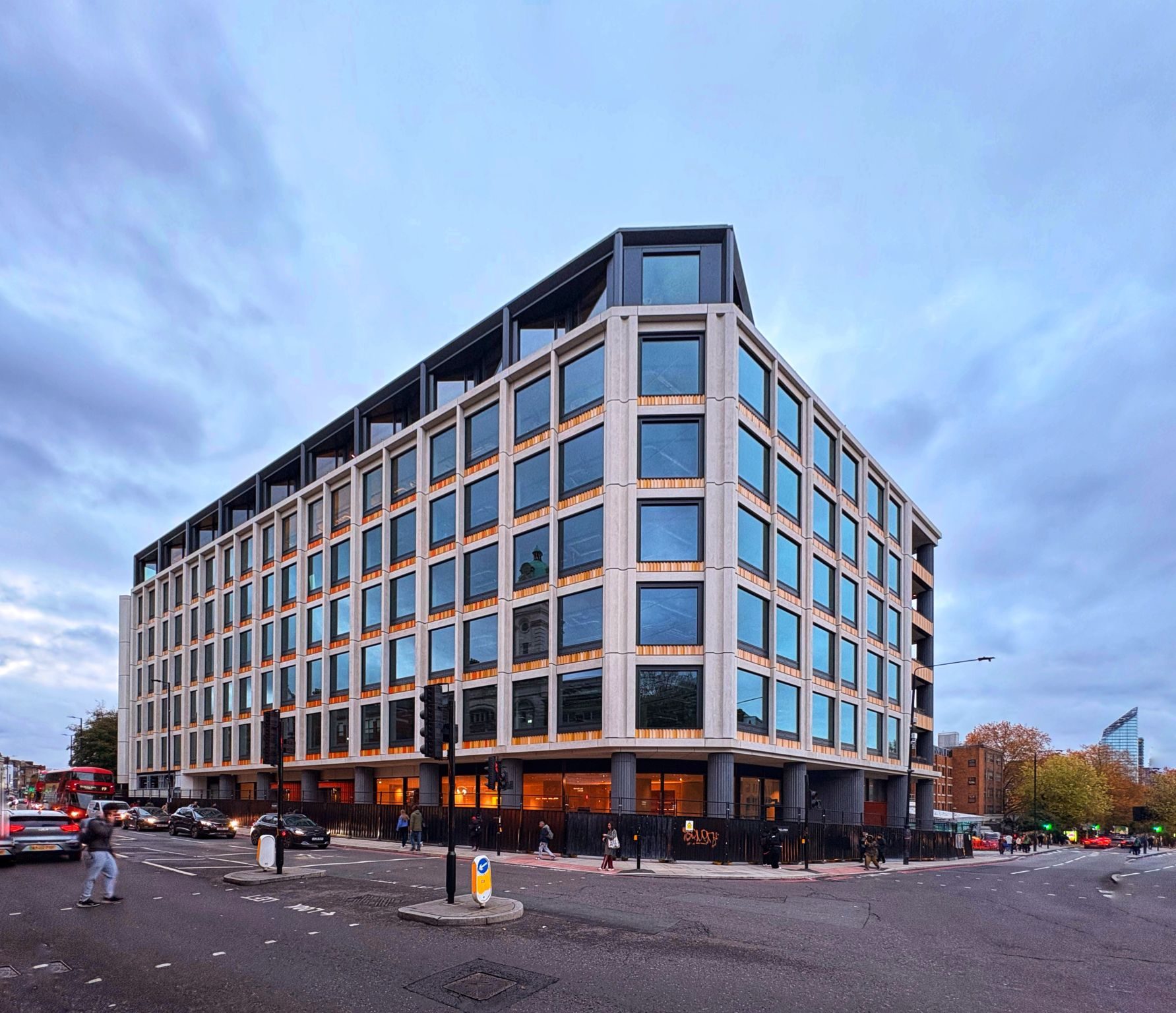 Completed building