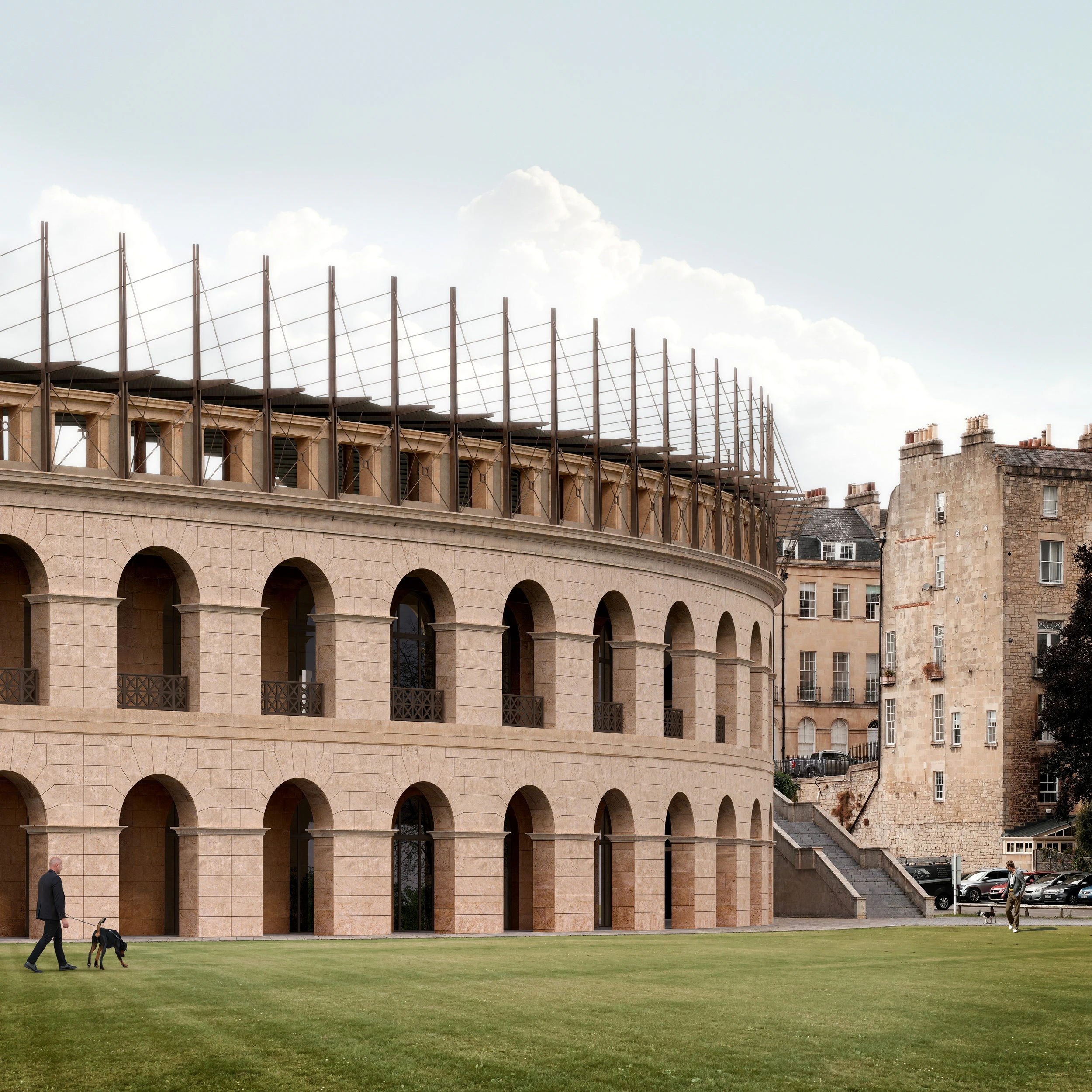 Bath Arena — architectural visualisation by Construct Media