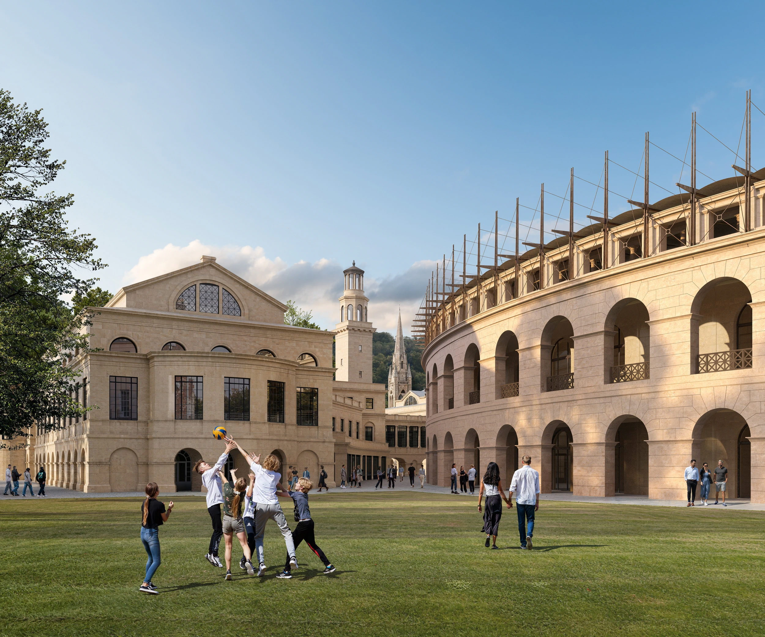 Bath Arena — architectural visualisation by Construct Media