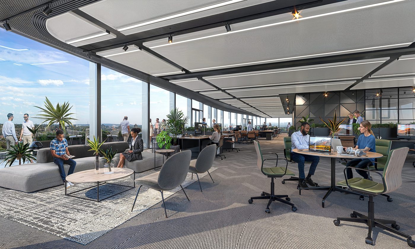 Eden Campus — architectural visualisation by Construct Media