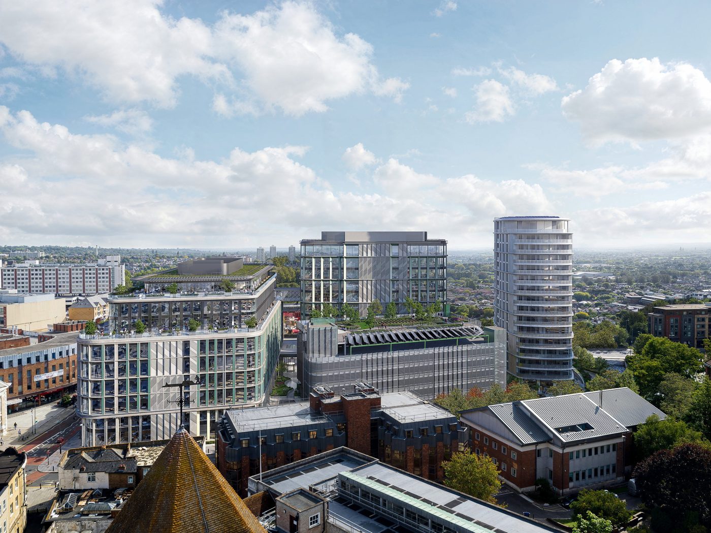 Eden Campus — architectural visualisation by Construct Media