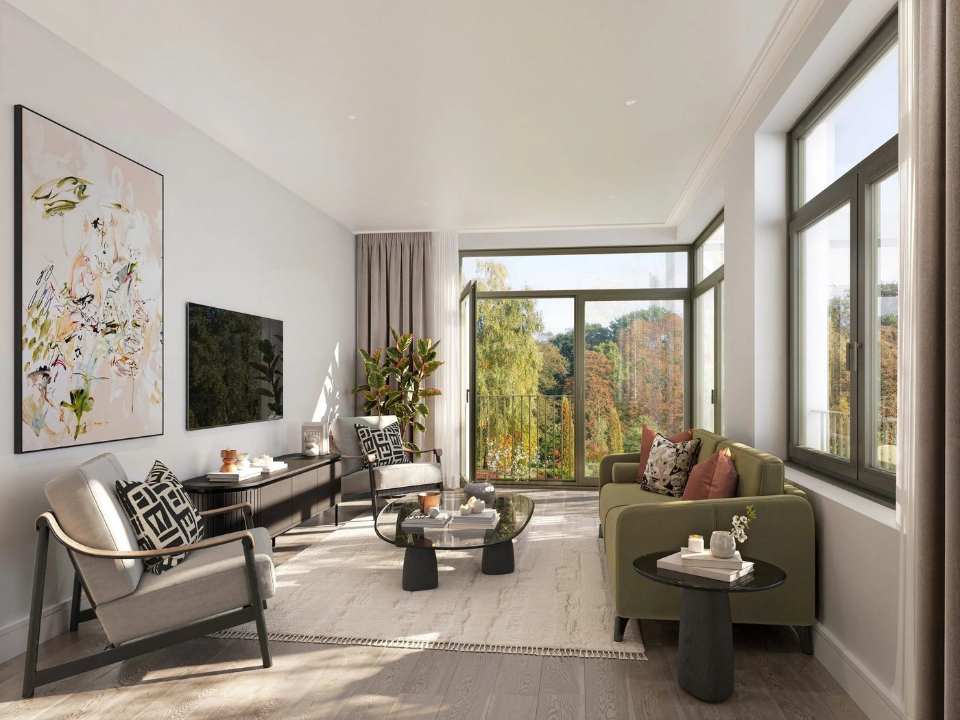 Hayes Park North — architectural visualisation by Construct Media