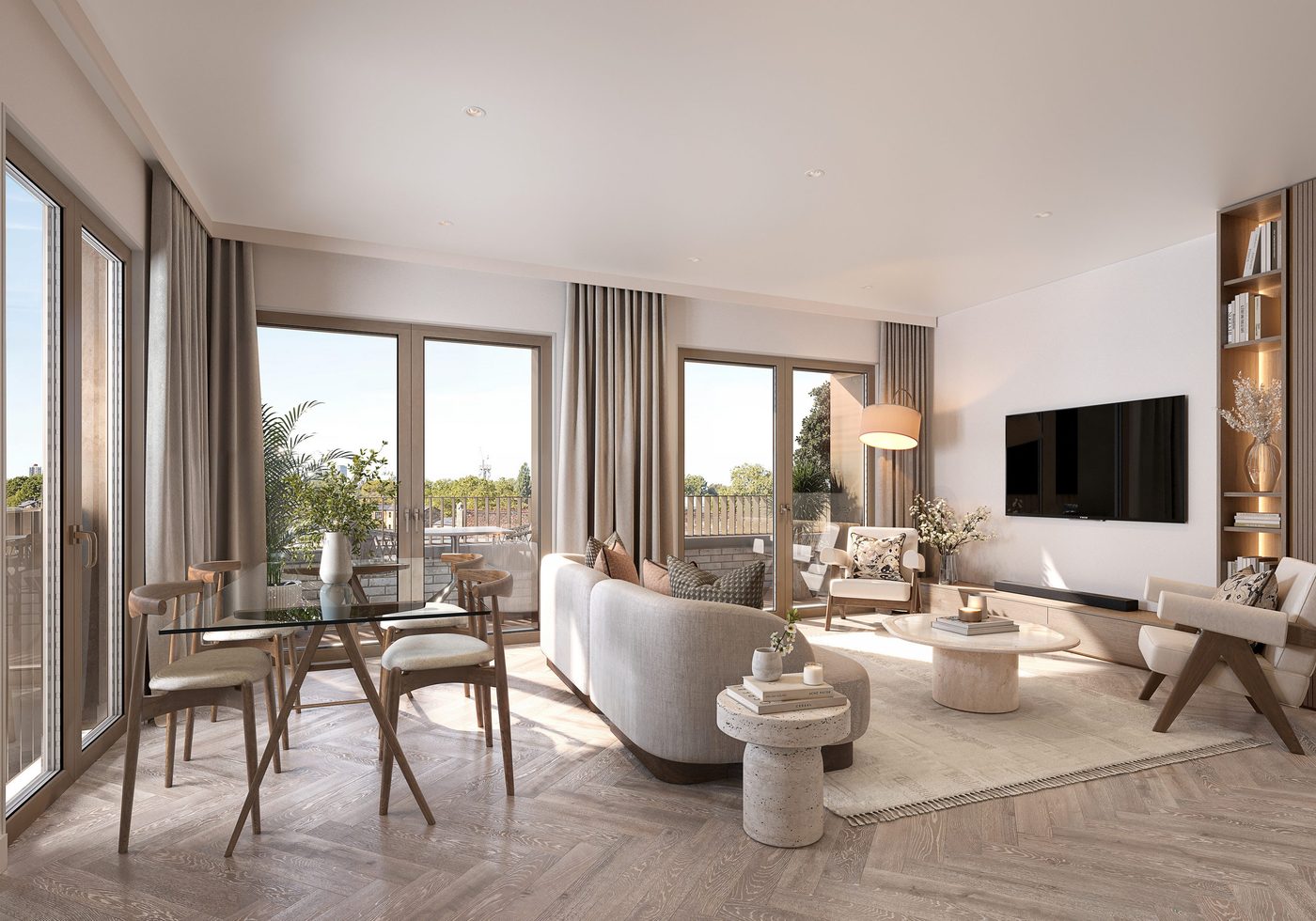 Wimbledon Place — architectural visualisation by Construct Media