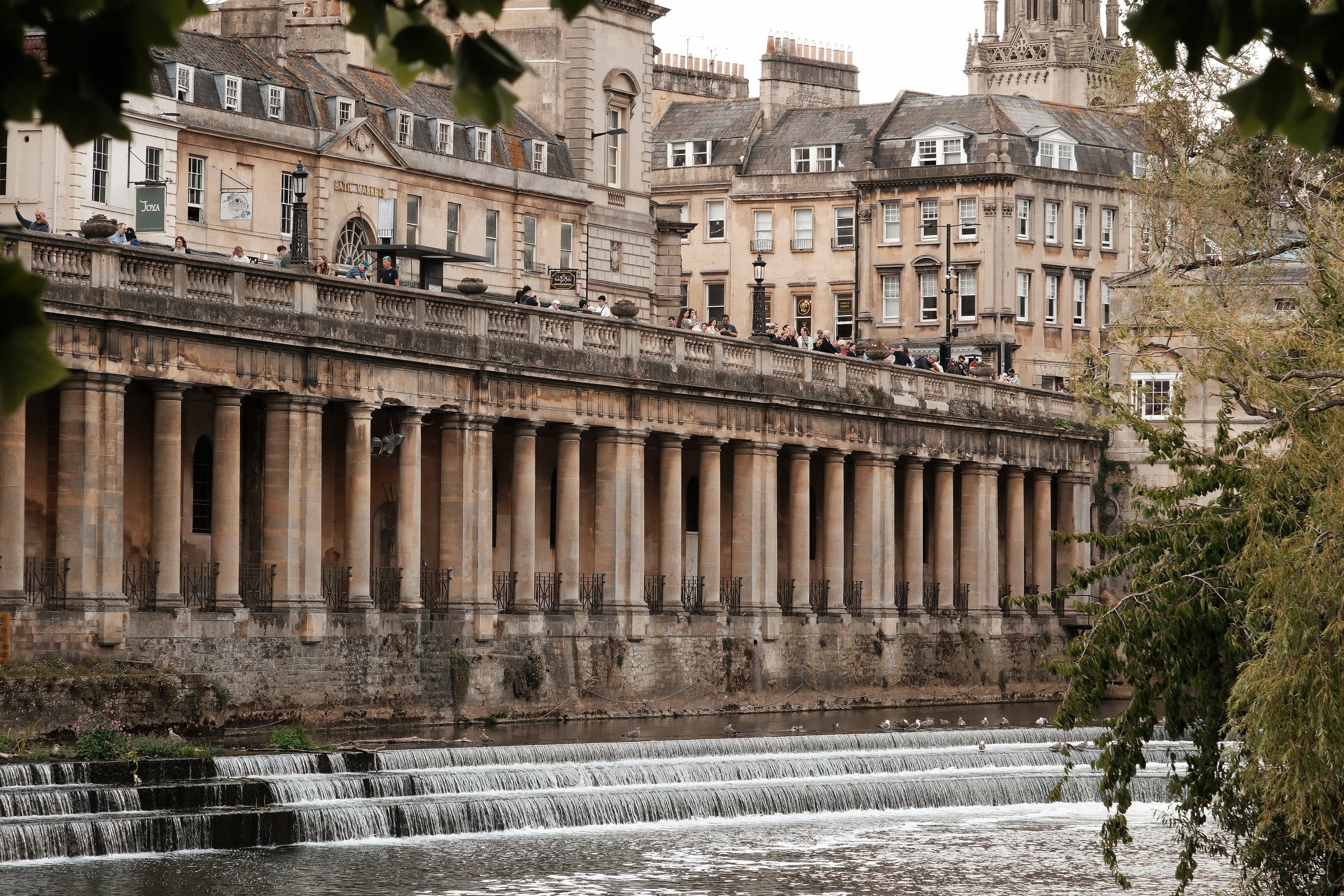 Pulteney Weir and the colonnades, Bath
