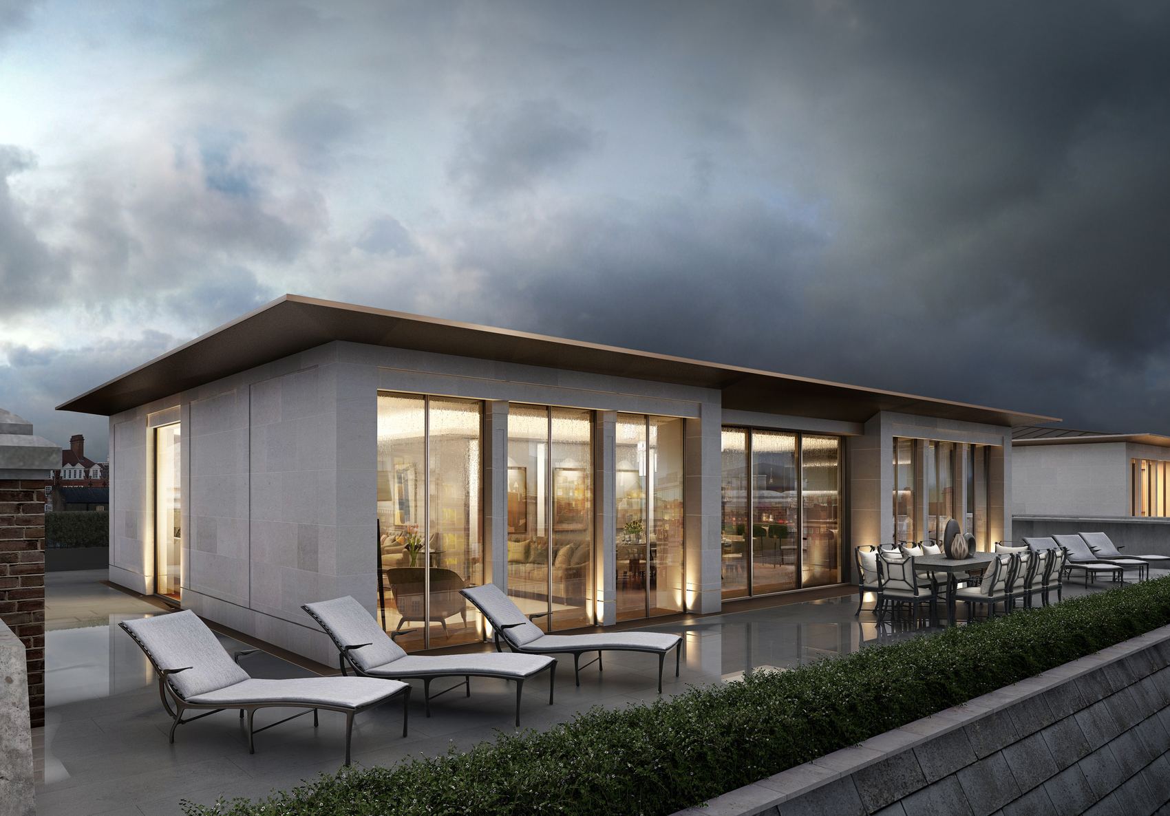 Rooftop penthouse